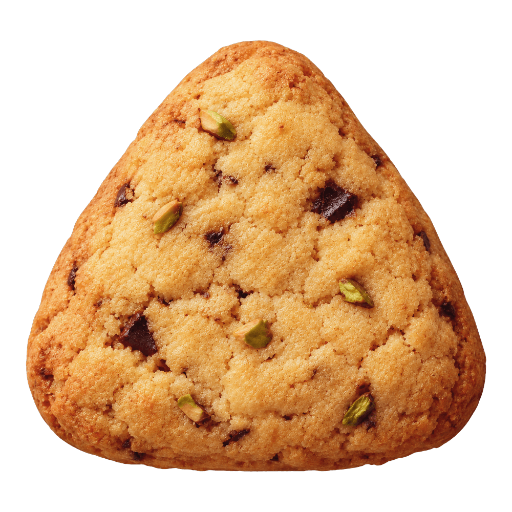 Discipline Soft Cookie, chocolate pistachio, with chocolate chunks and pistachios